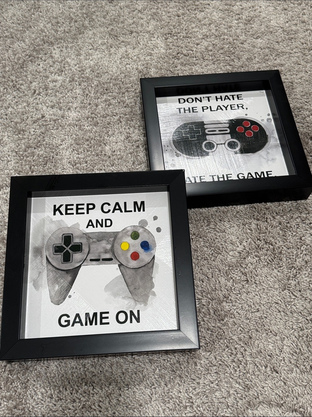 Gamer / Gaming Black Framed Gaming Wall Art